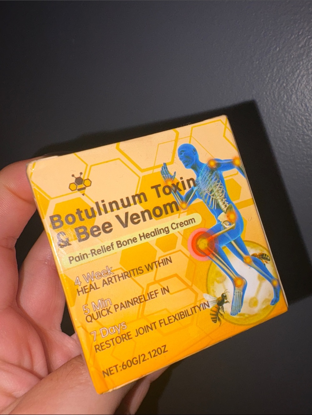 Botulinum Toxin & Bee Venom Pain-Relief Bone Healing Cream